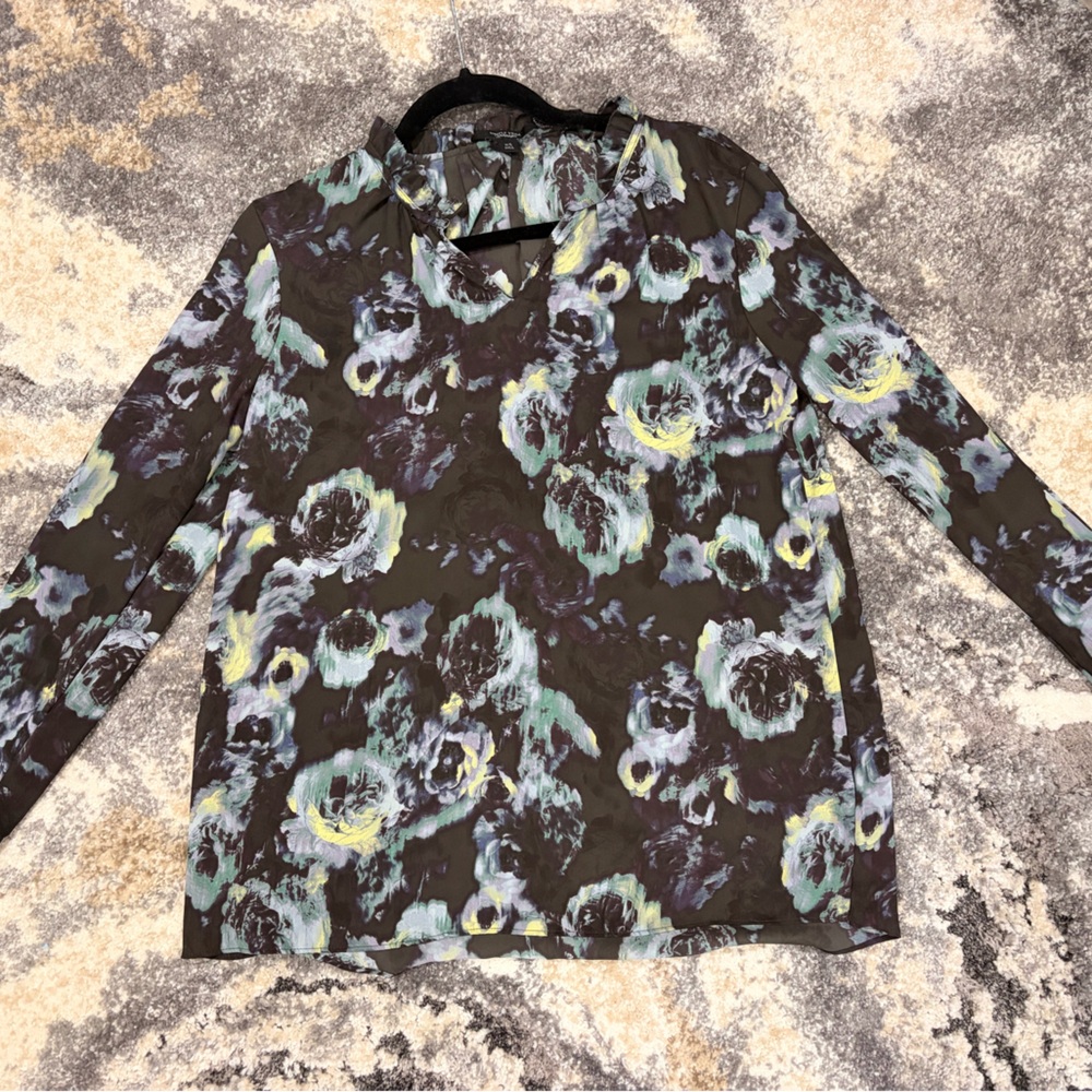 Simply Vera Vera Wang Multicolor Ruffled Blouse